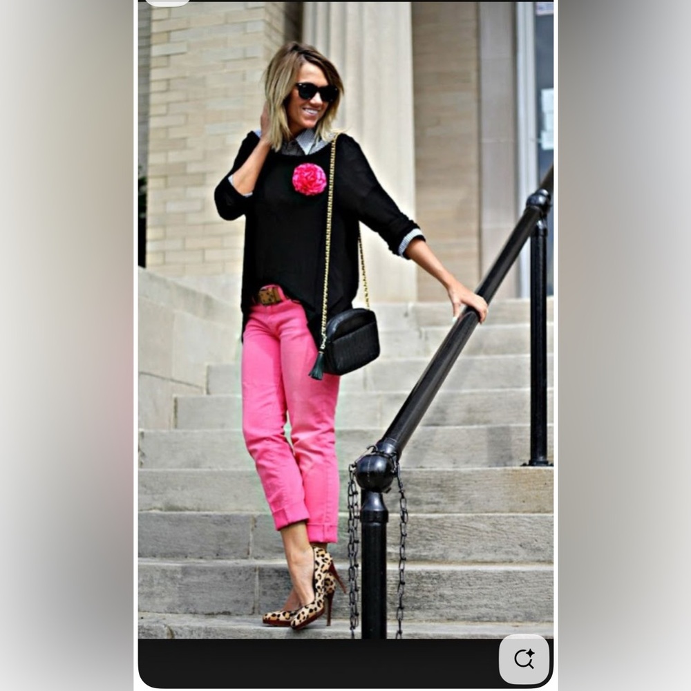 Chico’s hot pink jeggings